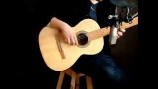 Guitarra Clásica Madera Clara JOM - YouTube