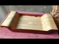 Bandeja reciclada com madeira de pinus - Recycled Pine Wood Tray