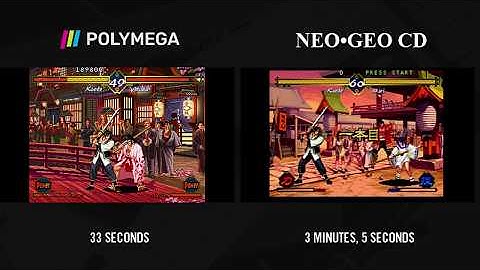 E3 2017 - POLYMEGA - Neo Geo CD Load Time Comparison