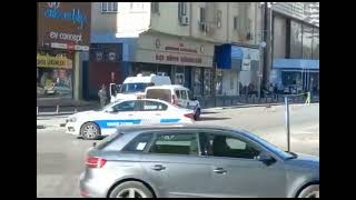 Gaziantep Şehitkamil ilçe Nüfus Müdürlüğü binası önünde şüpheli paket paniği! VİDEO H