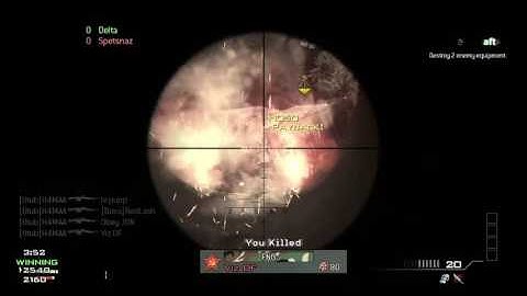 MW3 6 man multi kill 5 on