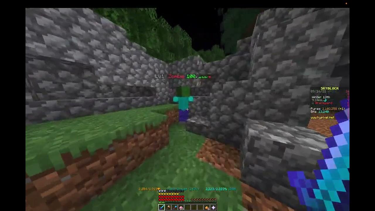 POV Music rune Hypixel skyblock YouTube