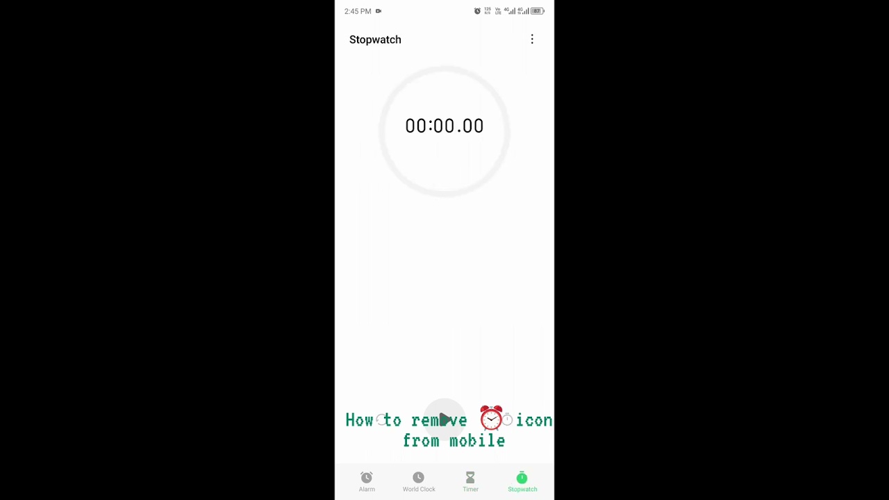 How To Remove Alarm⏰ notification from Android Mobile status bar?Subscribe if You hve Found Solution