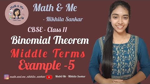 Example5 Binomial theorem Class11#binomial_theorem #theorem #maths #cbse #online #ncert #exam #board