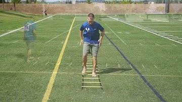 Improving Foot Speed:Agility Ladder Drills Part 2 - A Ryan Hicks QB1 Video