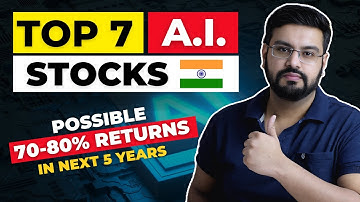 TOP 7 Artificial Intelligence (AI) Stocks In India To Buy In 2025 | Best AI stocks in India 🇮🇳