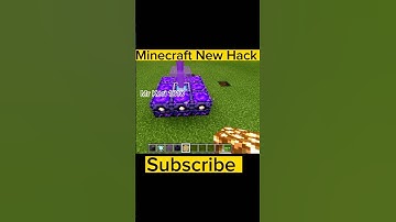 MINECRAFT NEW HACK #viral #shorts #short #status #minecraft #hacker