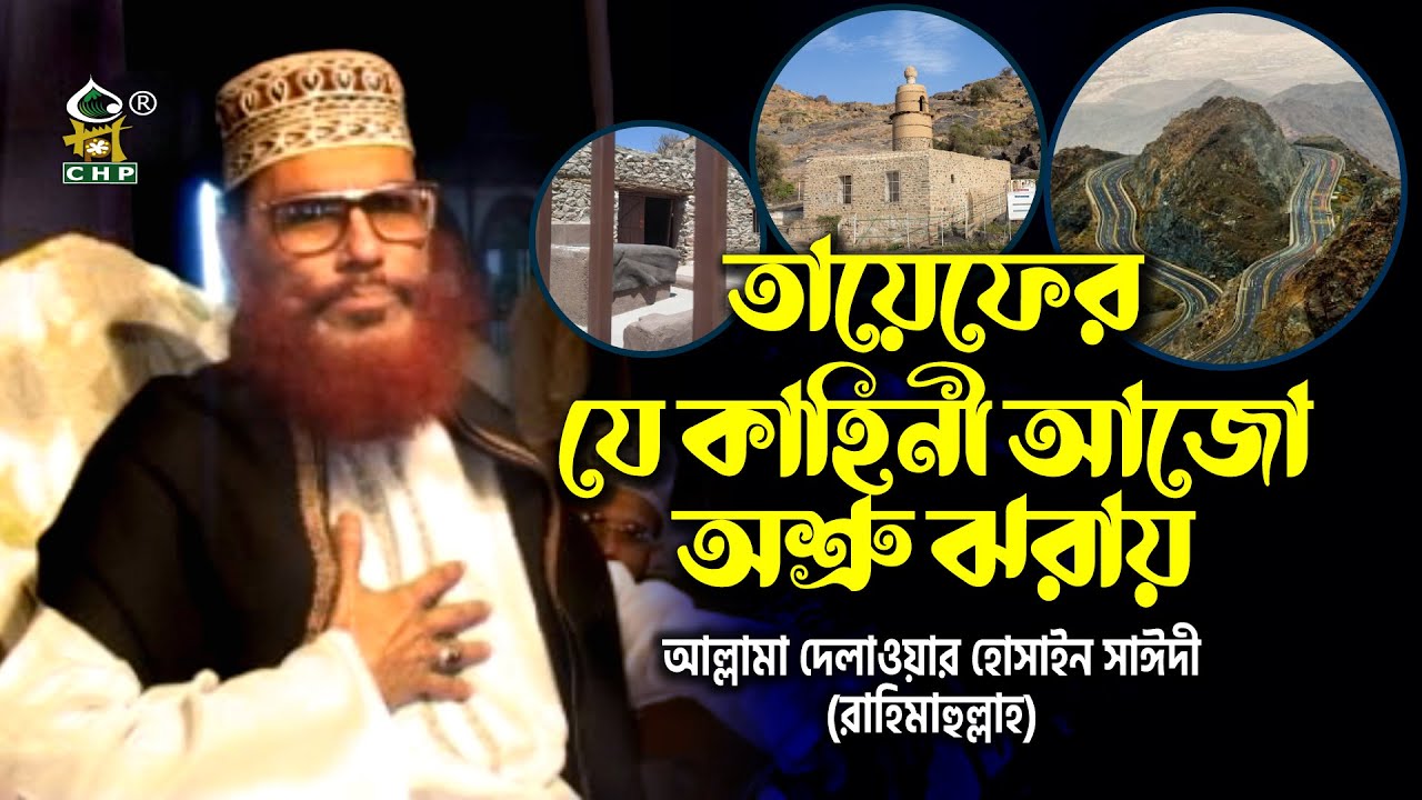 তায়েফের যে কাহিনী আজো অশ্রু ঝরায় । আল্লামা সাঈদী । Tayefer Je Kahini Ajo Osru Jhoray । Sayedee