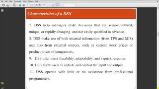 DSS and EIS INF201 E Dr Tarek ElBarbary