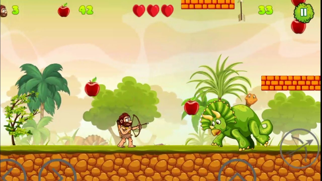 Caveman adventure boss #7 - Dodon games | Android gameplay