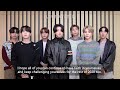 BTS (방탄소년단) LOVE MYSELF Campaign 3rd Anniversary Message