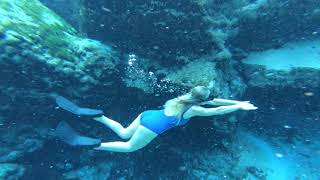 Diving Feeling Free Underwater Freedom Swimming Natural Spring Florida Breath Holding Xo