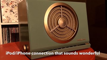rca victor 9x-561 Tube AM 1950 Radio Demo with iPod/iPhone connection