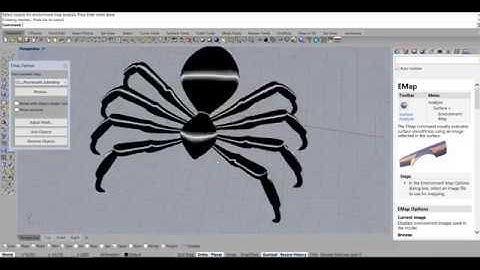 🕷 How To model a Spider in  Rhino 3D 🕸 for Halloween 🎃 - Organic modeling - NURBS surfaces