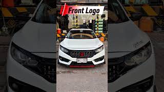 Civic X Quarter Louver Trim | Civic X Front Splitter | Civic X Si Diamond Style Front Grill