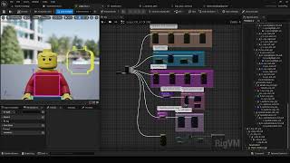 How to rig 2d face expression in unreal using control rig