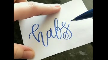 Hafsah - modern calligraphy name