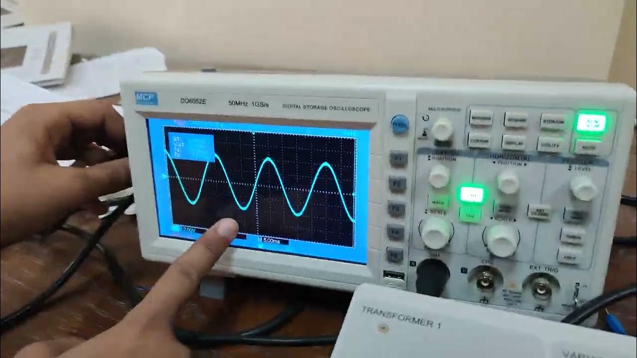 Full wave Bridge rectifier using oscilloscope YouTube