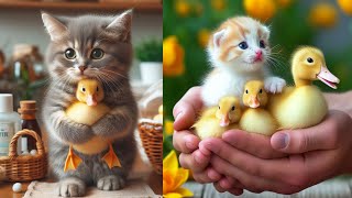 funniest animals video 🌿🌿🌾🌾🌸💗 | Best of 2024 funny animals video | cute and funny cats by Xz Ani 74 views 1 month ago 1 minute, 54 seconds