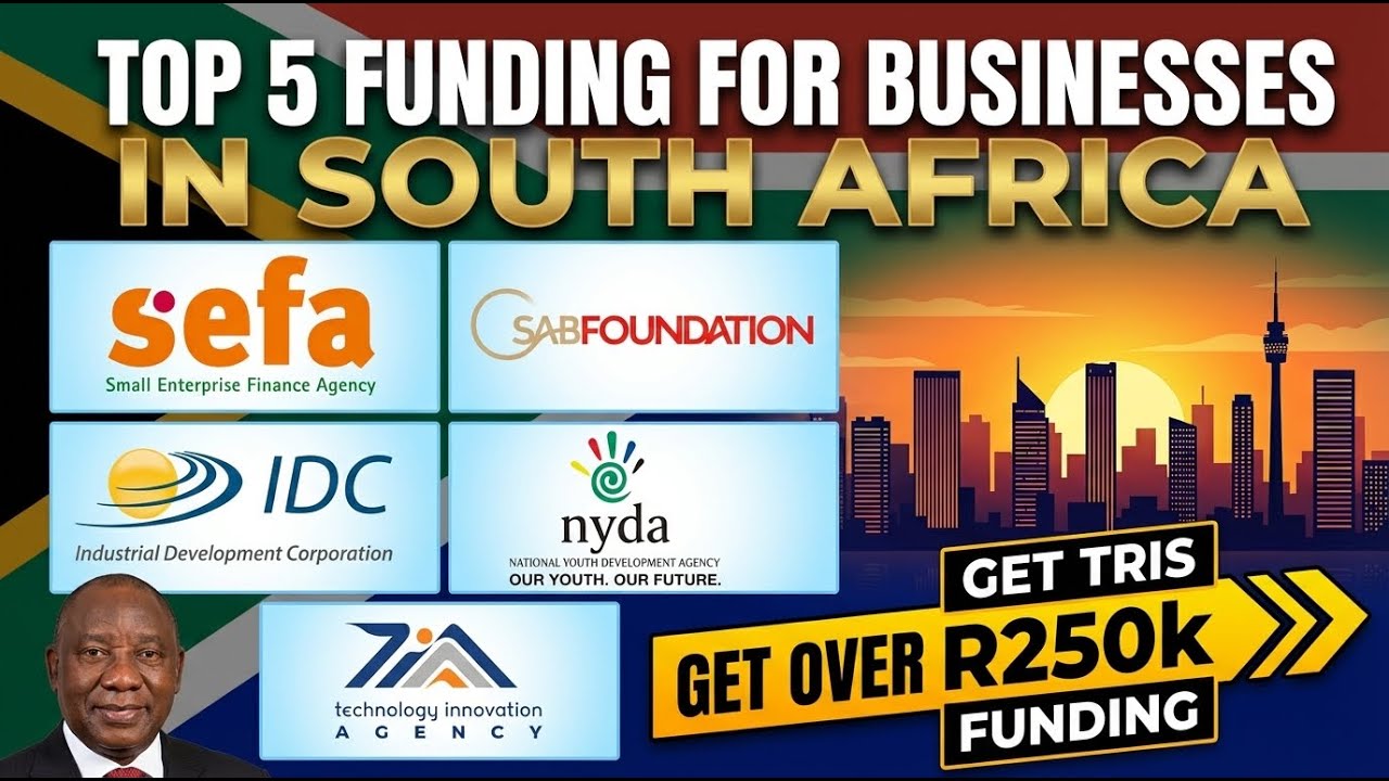 Still from Top 5 business funding in South Africa
