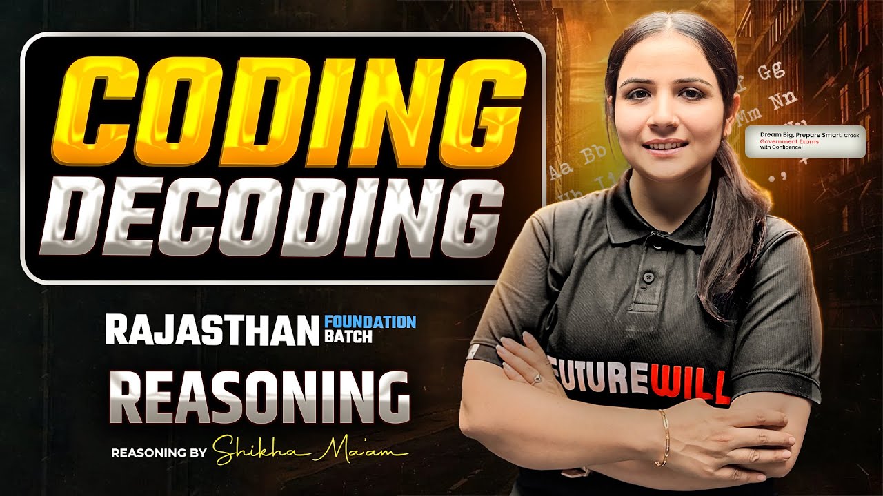 Coding Decoding Reasoning Class for Rajasthan Exams | Full Concept ...