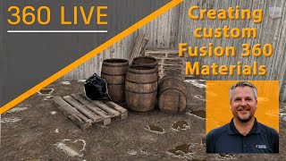 Famous 360 LIVE: Creating custom materials in Fusion 360 Wealth