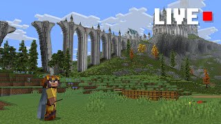 Finally back in the survival world! Working on trees!| Minecraft Survival 1.21 LIVE