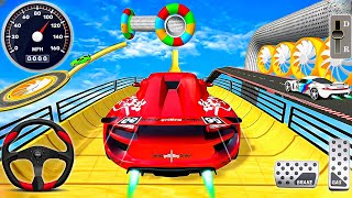 Crazy Ramp Car Stunts Racing 2024 - Impossible GT Car Mega Tracks Simulator 3D: Android Gameplay #2