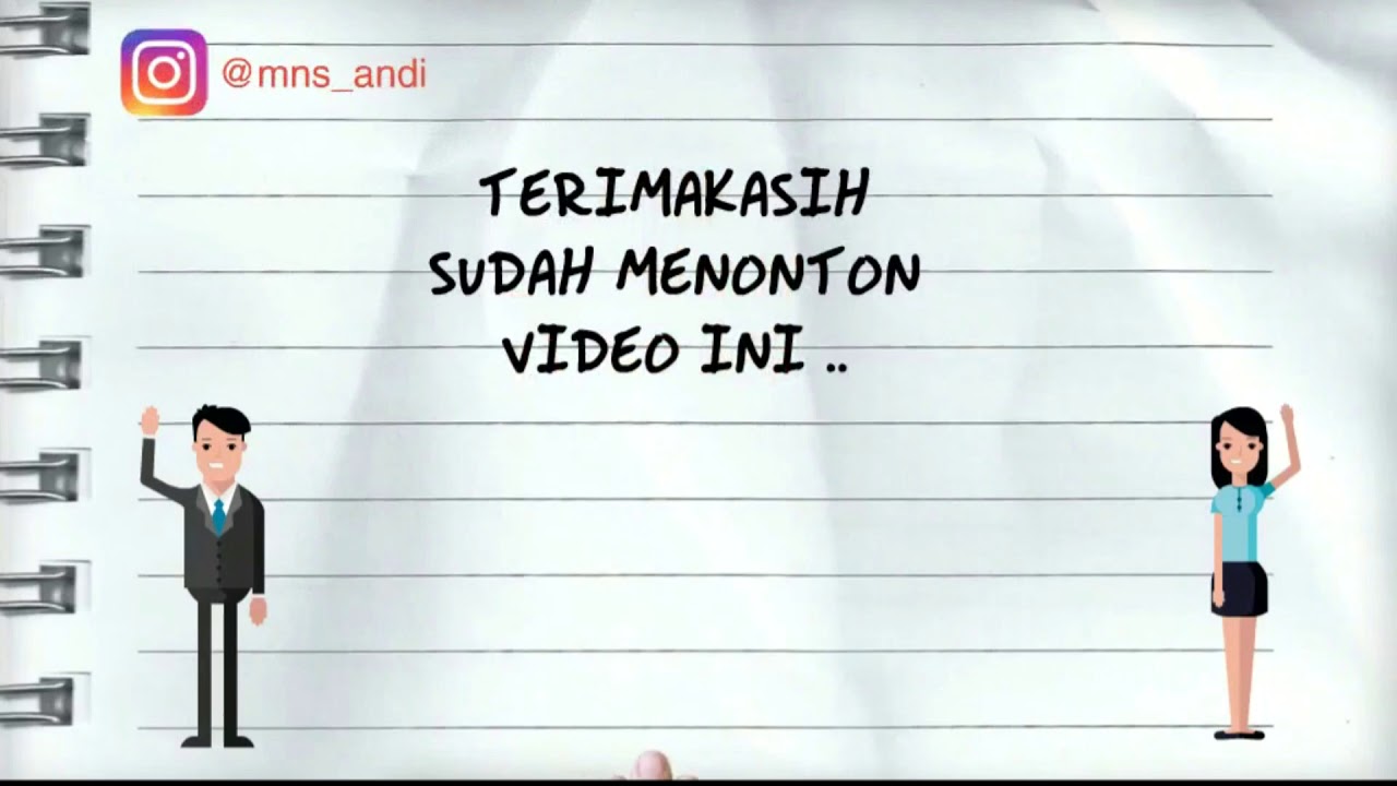 Terimakasih Sudah Menonton Video Saya Youtube