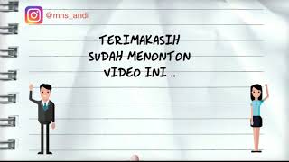 Terimakasih Sudah Menonton Video Saya