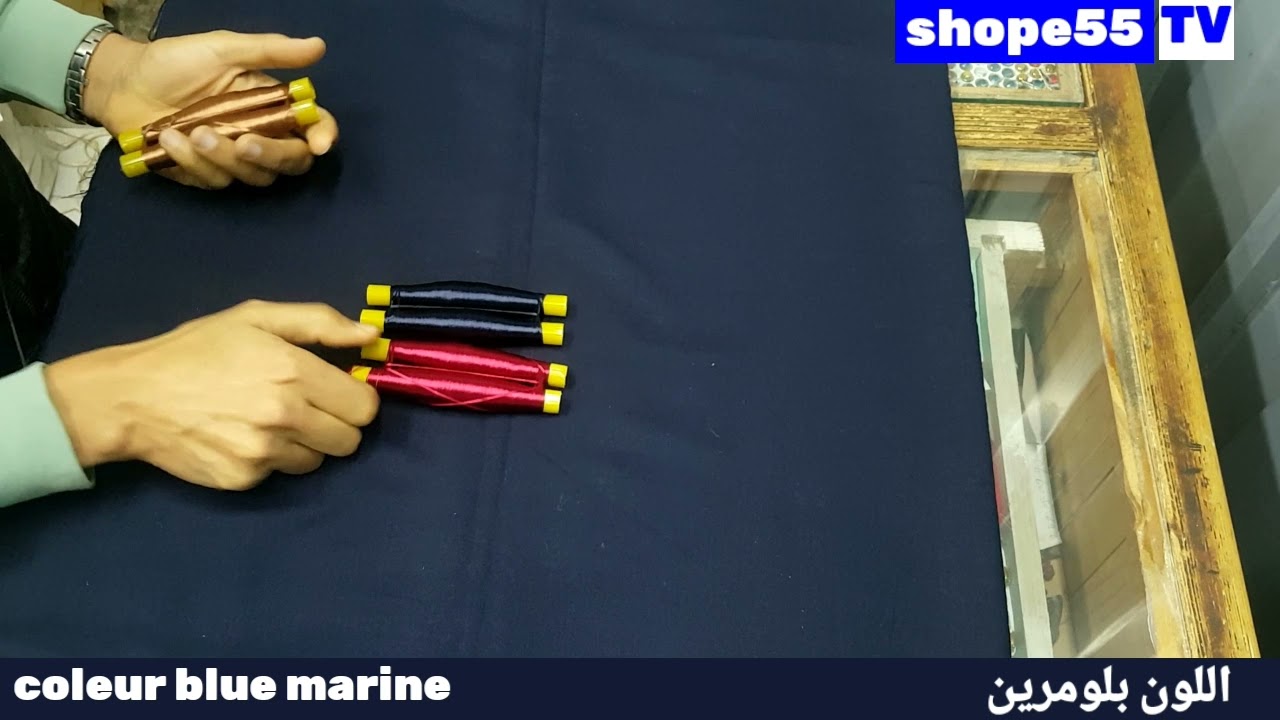 #تنسيق #الألوان المناسبة مع #بلومرين#blue marine# #الكحلي #الخياطة #الجلابة #القفطان #الراندة #الطرز