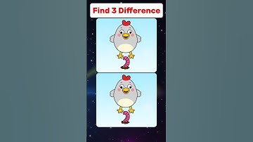 Hidden in Plain Sight: Can You Find the 3 Differences?🥸🔥#findthedifferences #iqtest #quiz