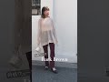 秋支度にぴったり、リラクシー×美脚を叶えるリブニットカラーパンツ♡【Re:EDIT】 #shorts