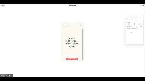 Mobile Menu options on Squarespace 7.1