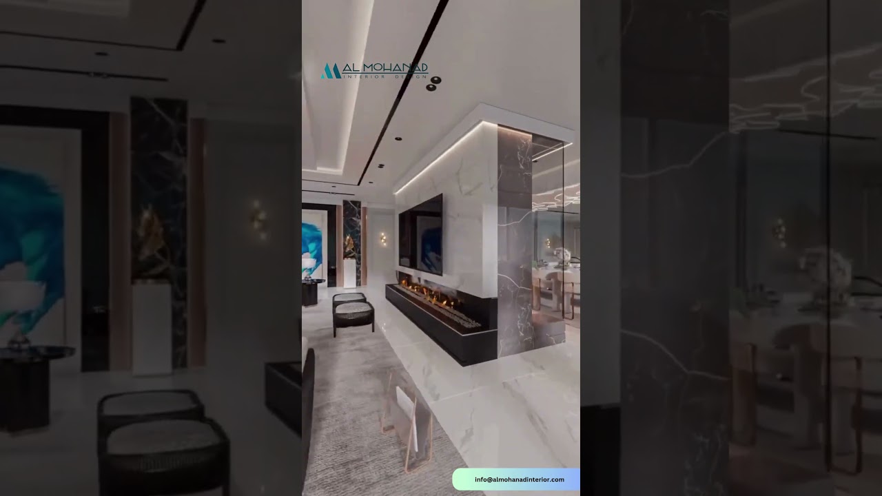 Refined Luxury Living Area by Al Mohanad Interior Design