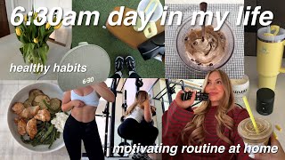 PRODUCTIVE day! 6:30AM Wake-Up, Workout & Clean With Me