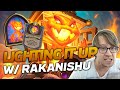 NEW HERO! Lighting the Tavern Up w/ Rakanishu! | Hearthstone Battlegrounds | Savjz