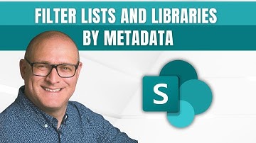 How to filter SharePoint lists and libraries by metadata