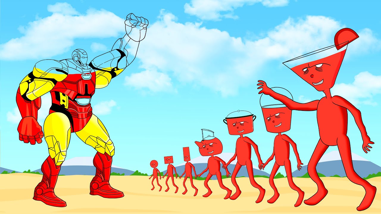 Evolution Of IRON MAN Vs Evolution Of MONSTER RADIATION : Returning From The Dead SECRET - FUNNY