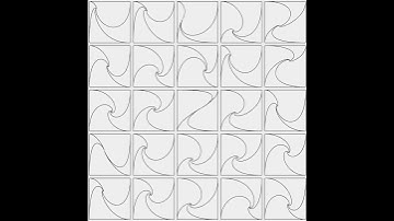 Square spiral. Draw by openFrameworks