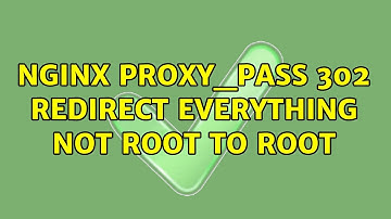 nginx proxy_pass 302 redirect everything not root to root