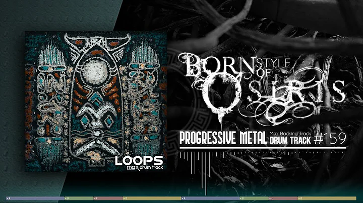 Progressive Metal Drum Track / Born of Osiris Style / 155 bpm