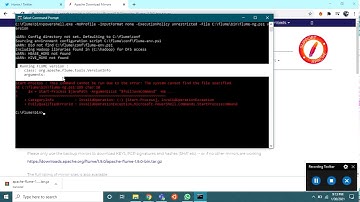 Tutorial to download Apache Flume on Windows 10.