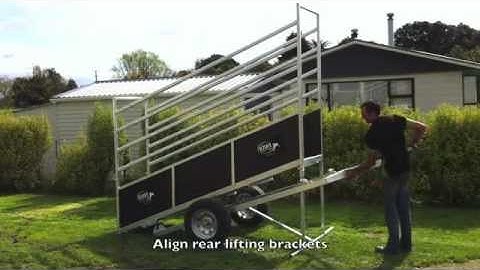 Kiwi Cattle Yards Portable Loading Ramp