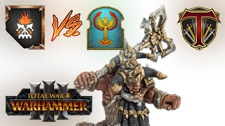 The Tau'ruk Character! Chaos Dwarfs vs Tomb Kings - Total War Warhammer 3