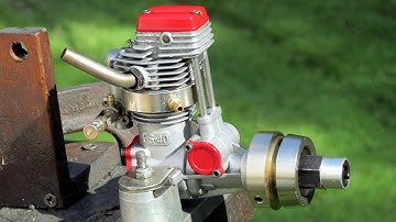 4 stroke  OS FS-40, restoring and running a RC nitro engine