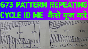 g73||PATTERN||REPEATING|| CYCLE ||ID|| ME|| कैसे||यूज||करे