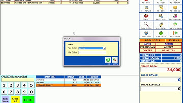 KOMPUTER KASIR DEMO APLIKASI APOTEK - MODUL PENJUALAN