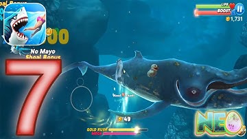 Hungry Shark World: Gameplay Walkthrough Part 7 - Thresher Shark (iOS, Android)