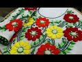 পহেলা বৈশাখের এপ্লিক || Hand embroidery style stitch